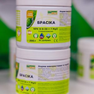 Добриво ГроГрін GROGREEN Гель БРАСІКА NPK 9-9-39+6,6MgO+54SO3 + TE 0,2 кг